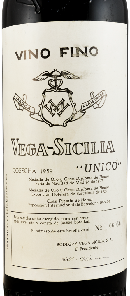 1959 Vega-Sicilia Unico Ribera del Duero red