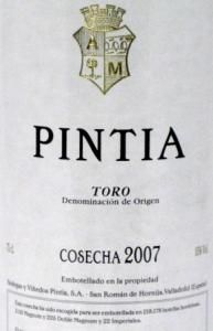 2007 Pintia Toro tinto