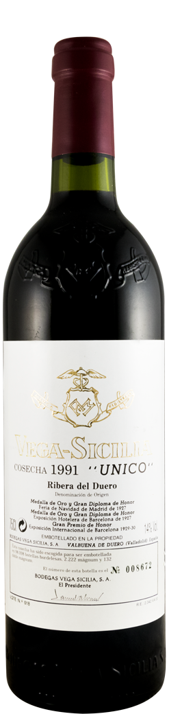 1991 Vega-Sicilia Unico Ribera del Duero tinto