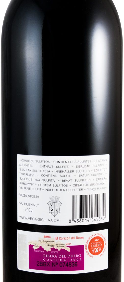 2008 Vega-Sicilia Valbuena 5º Ribera del Duero tinto