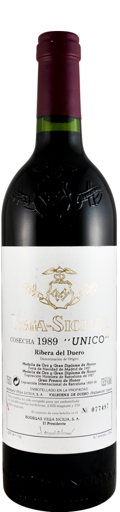 1989 Vega-Sicilia Unico Ribera del Duero red
