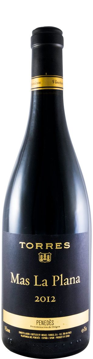 2012 Torres Mas Las Plana Penedès red