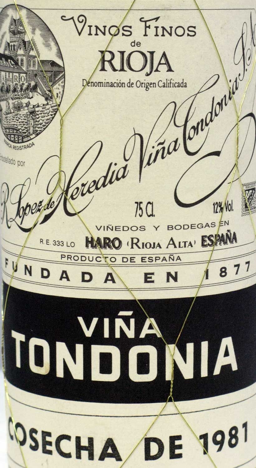 1981 López de Heredia Viña Tondonia Gran Reserva branco