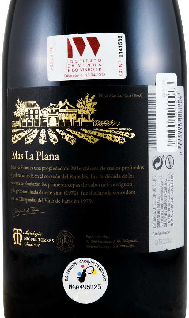 2011 Miguel Torres Mas La Plana Penedès tinto