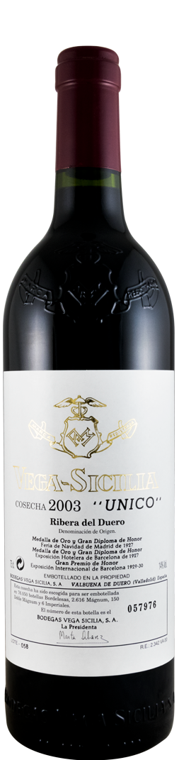 2003 Vega-Sicilia Unico Ribera del Duero tinto