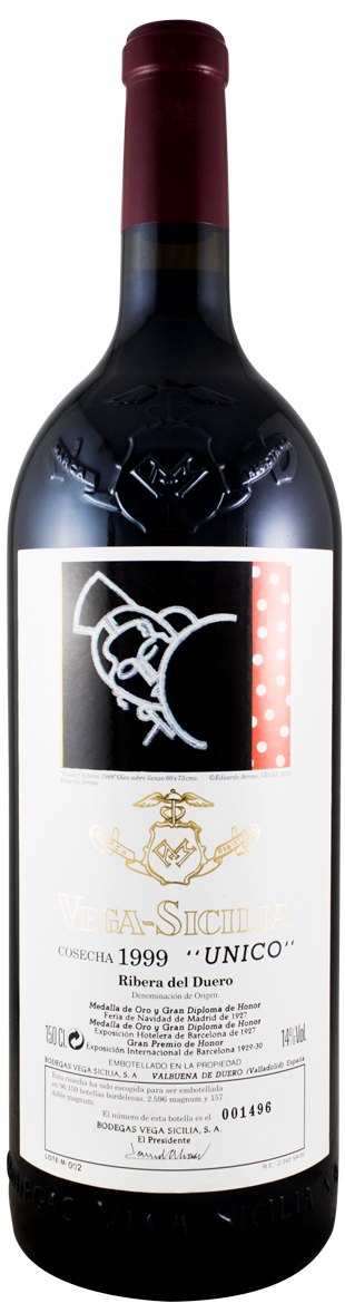 1999 Vega-Sicilia Unico Ribera del Duero tinto 1,5L