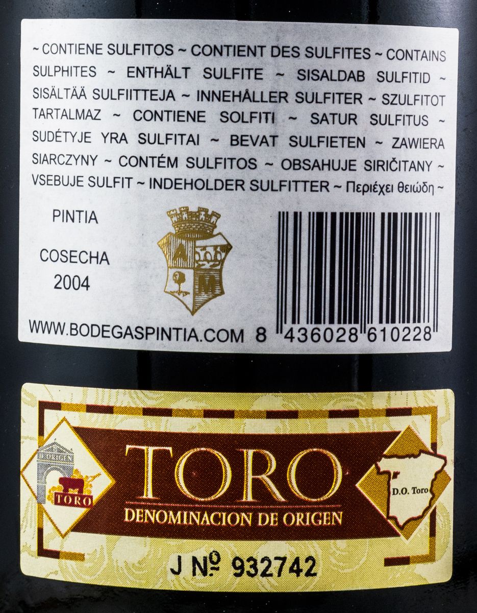 2004 Pintia Toro tinto