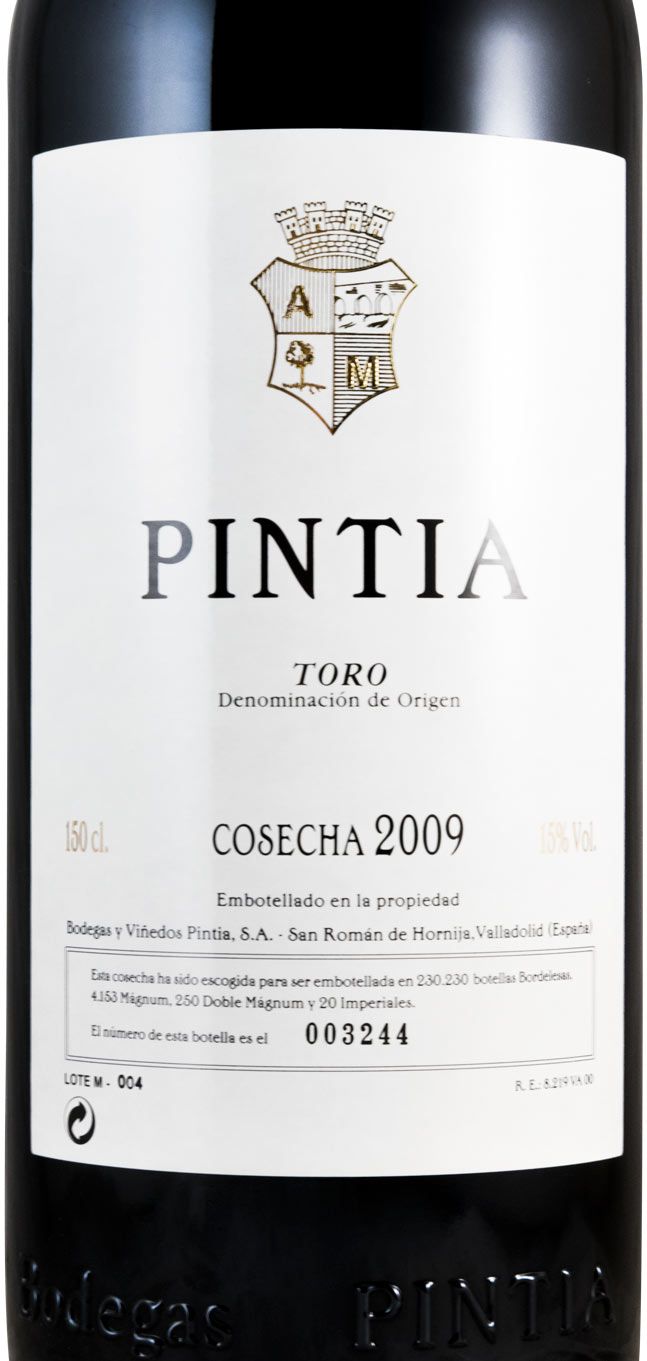 2009 Pintia Toro tinto 1,5L
