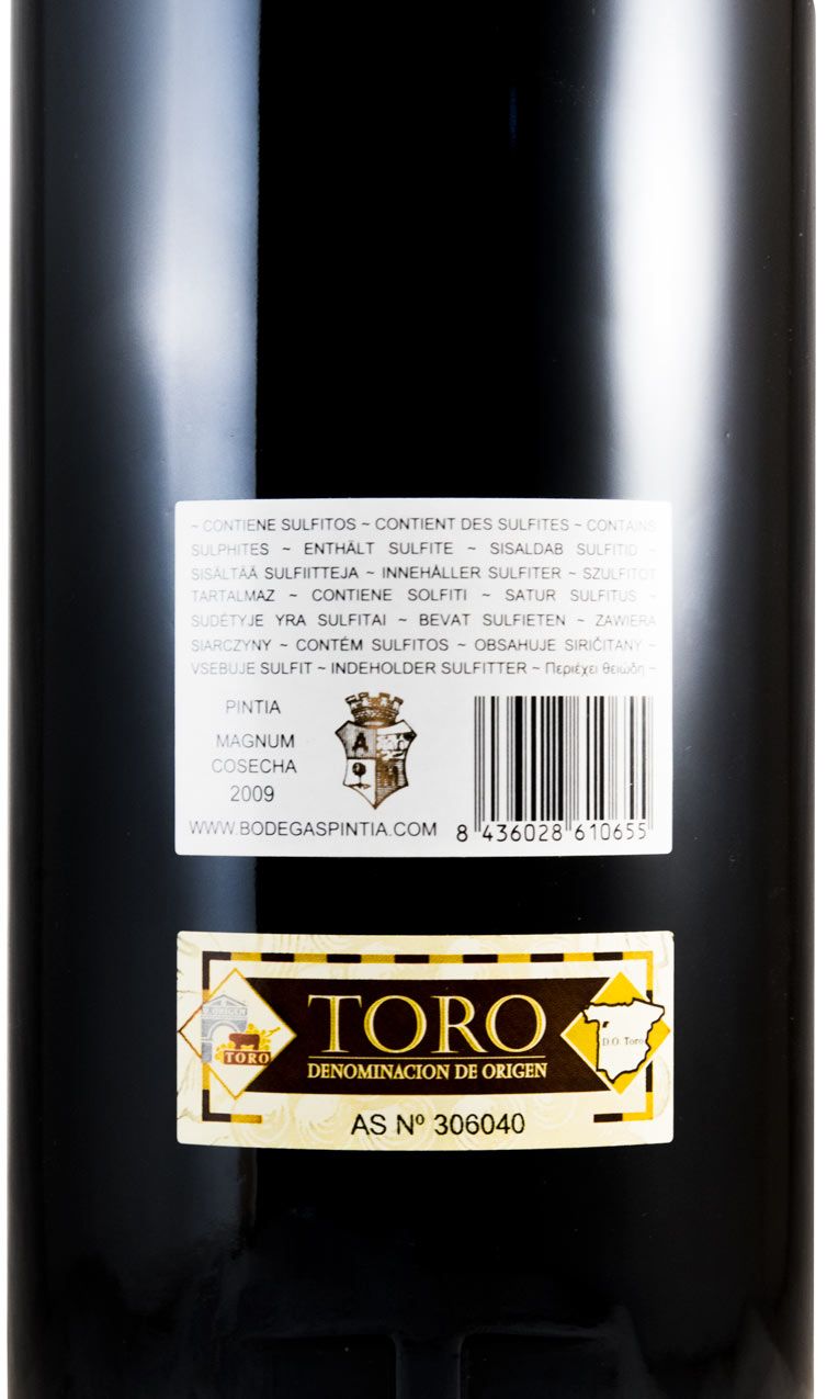 2009 Pintia Toro tinto 1,5L