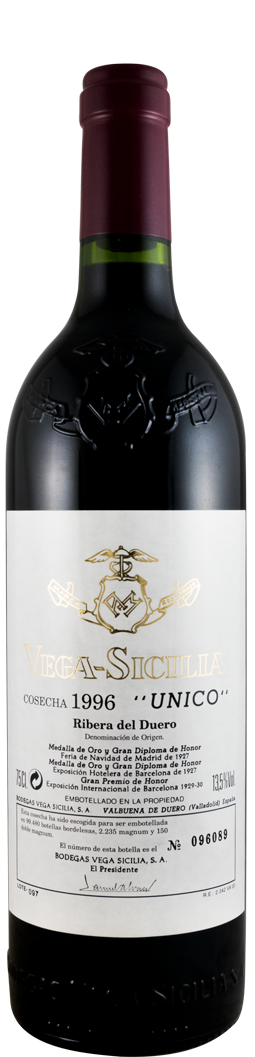 1996 Vega-Sicilia Unico Ribera del Duero tinto