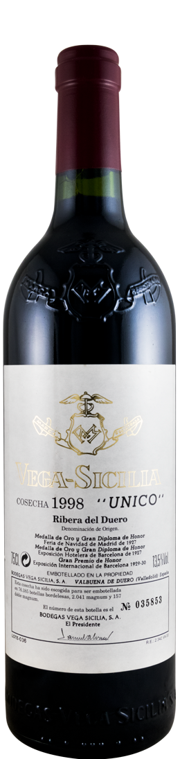 1998 Vega-Sicilia Unico Ribera del Duero tinto
