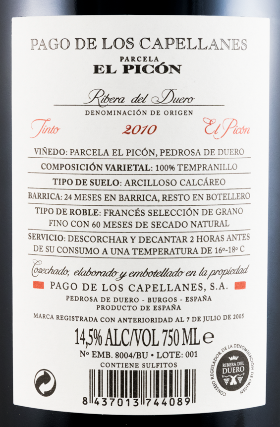 2010 Pago de Los Capellanes El Picon Ribeira Del Duero red