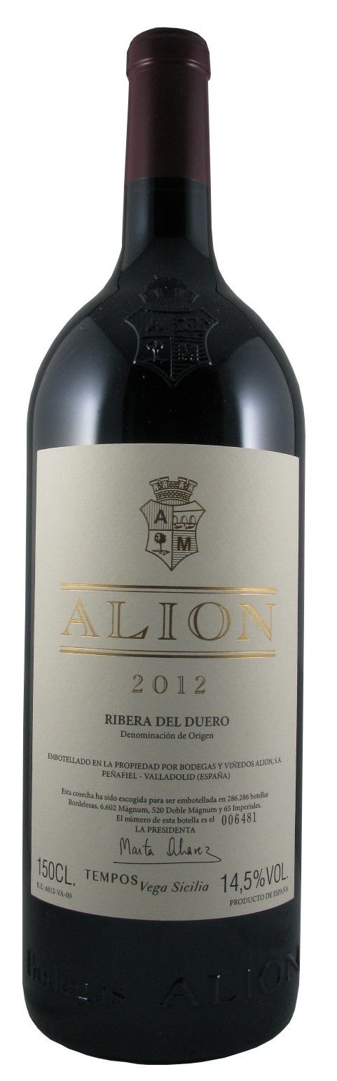 2012 Alión Cosecha Ribera del Duero tinto 1,5L
