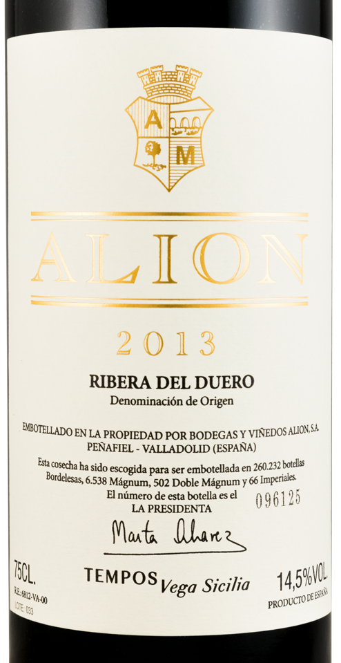 2013 Alión Cosecha Ribera del Duero red