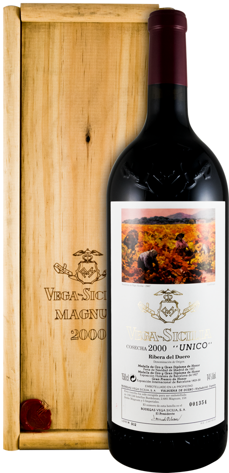 2000 Vega-Sicilia Unico Ribera del Duero tinto 1,5L