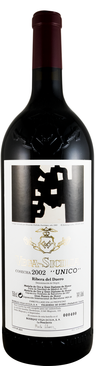 2002 Vega-Sicilia Unico Ribera del Duero tinto 1,5L