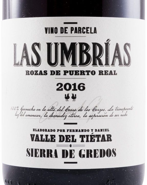2016 Comando G Las Umbrías Vinos de Madrid tinto