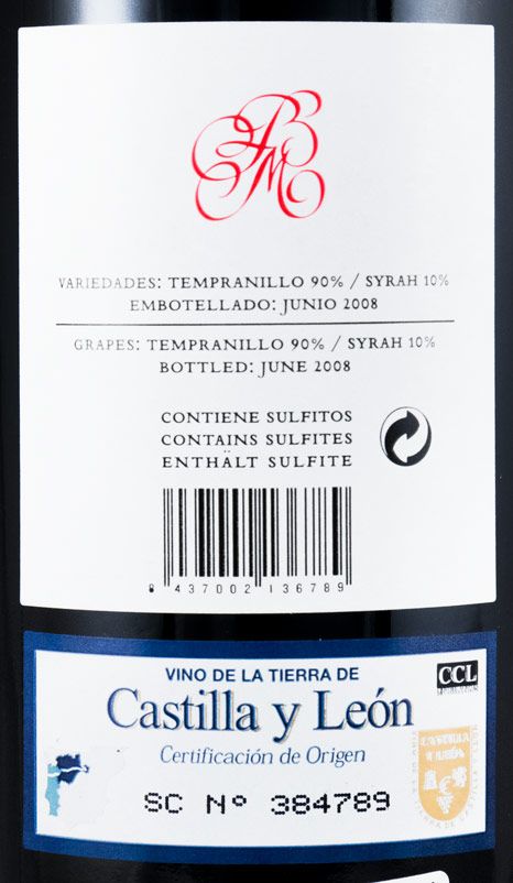 2006 Bodegas Mauro Castilla y León red