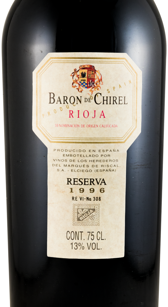 1996 Marqués de Riscal Baron de Chirel Rioja tinto