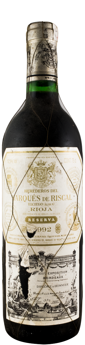 1992 Marqués de Riscal Reserva Rioja tinto