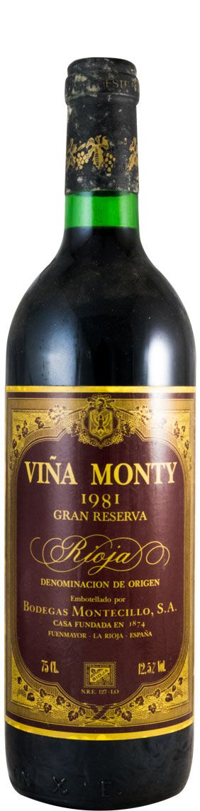 1981 Viña Monty Gran Reserva Rioja tinto