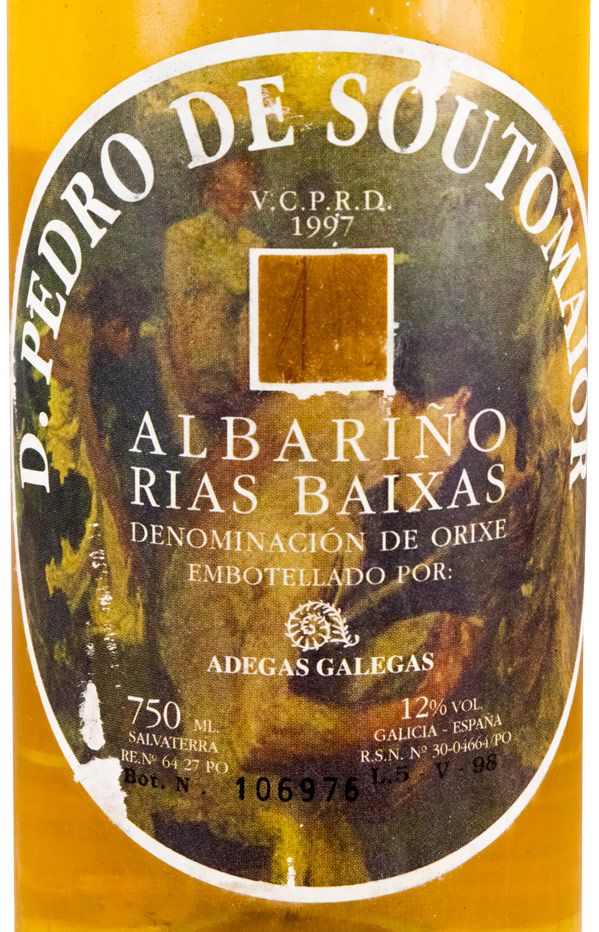 1997 D. Pedro de Soutomaior Albariño Rías Baixas branco