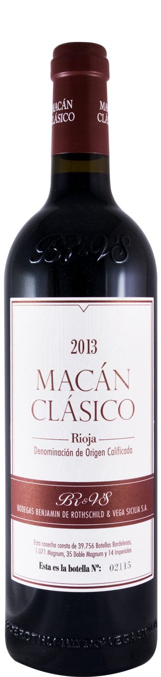 2013 Benjamin de Rothschild & Vega-Sicilia Macán Clásico Rioja tinto