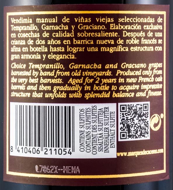 2010 Marqués de Cáceres Reserva Rioja tinto