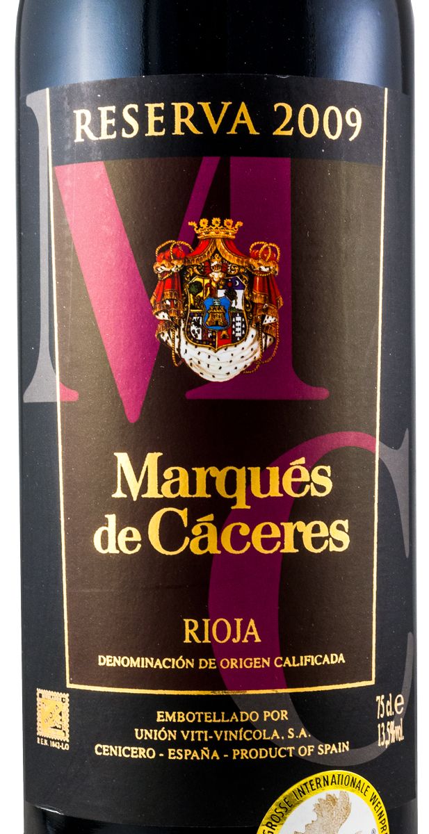 2009 Marqués de Cáceres Reserva Rioja tinto