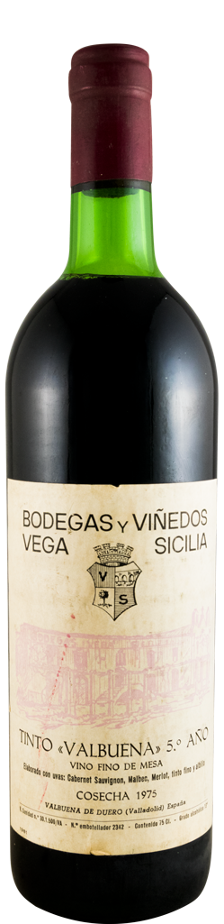 1975 Vega-Sicilia Valbuena 5º Ribera del Duero tinto