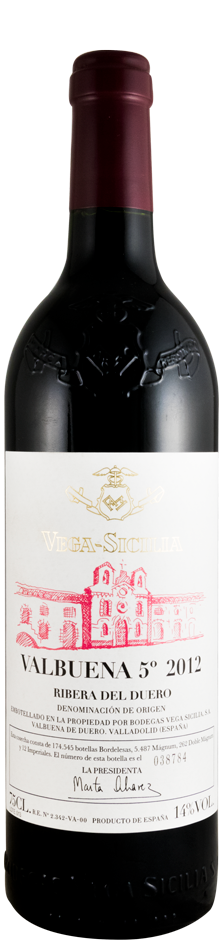 2012 Vega-Sicilia Valbuena 5º Ribera del Duero tinto