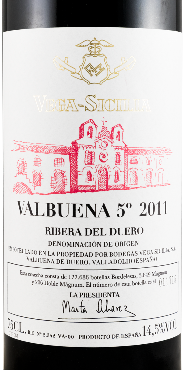 2011 Vega-Sicilia Valbuena 5º Ribera del Duero tinto