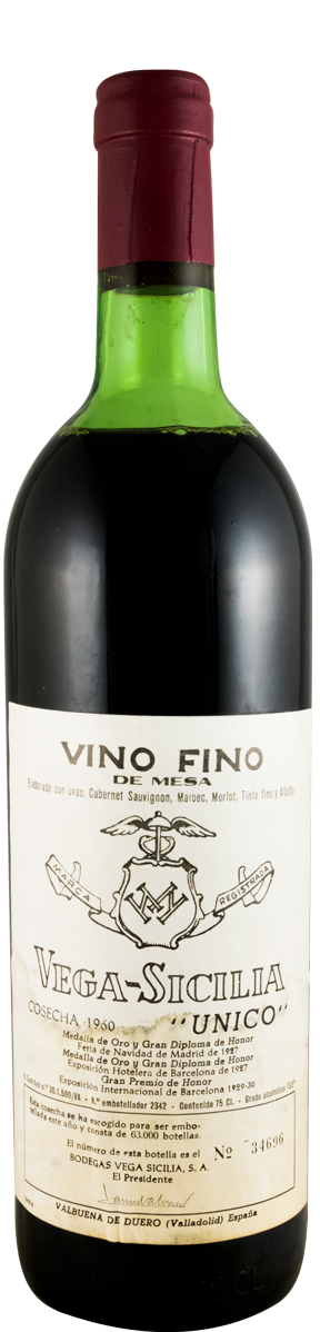 1960 Vega-Sicilia Unico Ribera del Duero tinto