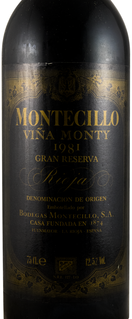 1981 Montecillo Viña Monty Gran Reserva Rioja tinto