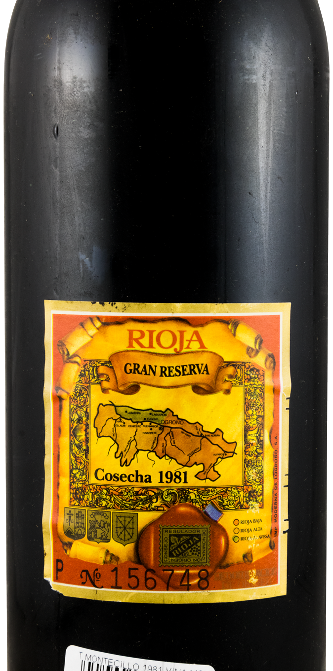 1981 Montecillo Viña Monty Gran Reserva Rioja tinto