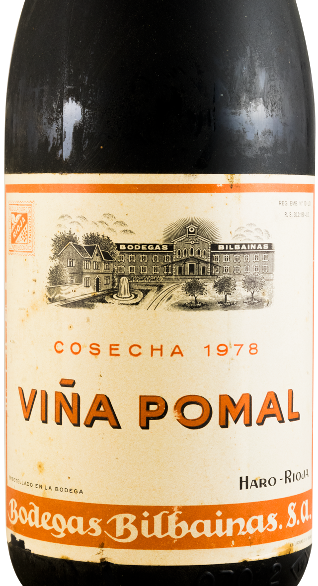 1978 Bodegas Bilbainas Viña Pomal Rioja tinto