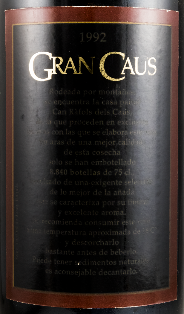 1992 Gran Caus Penedès tinto