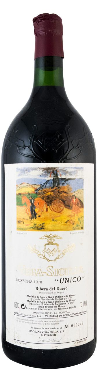 1970 Vega-Sicilia Unico Ribera del Duero tinto 1,5L
