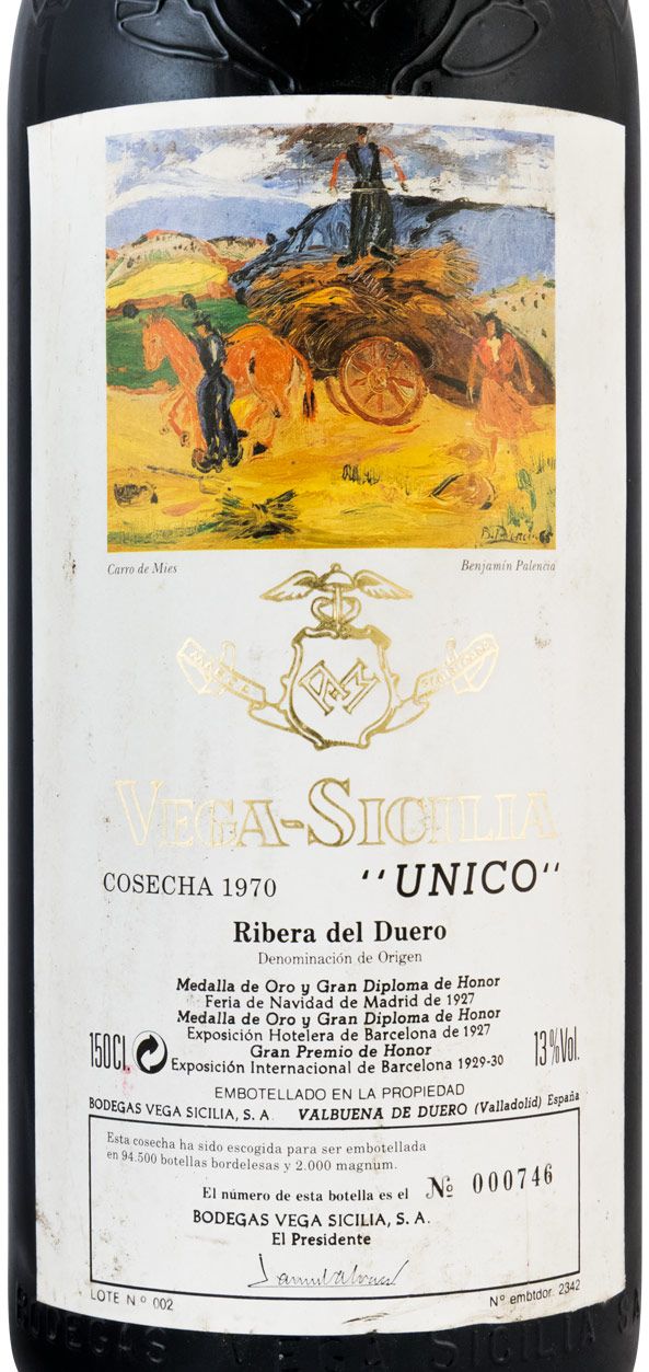 1970 Vega-Sicilia Unico Ribera del Duero tinto 1,5L