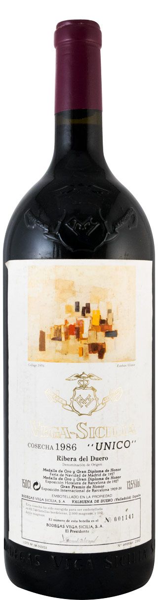 1986 Vega-Sicilia Unico Ribera del Duero tinto 1,5L