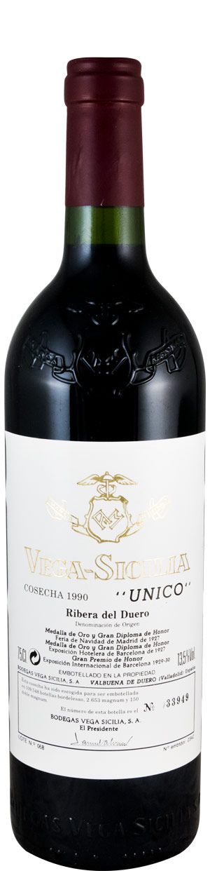 1990 Vega-Sicilia Unico Ribera del Duero red