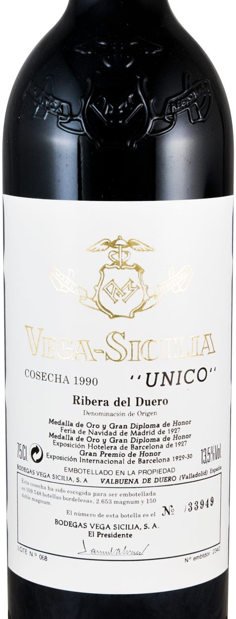1990 Vega-Sicilia Unico Ribera del Duero red