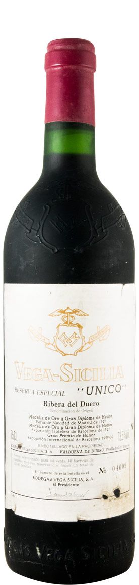 1988 Vega-Sicilia Unico Reserva Especial Ribera del Duero tinto