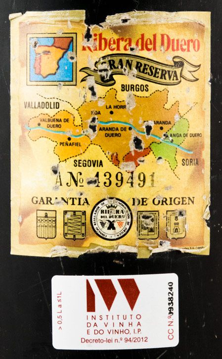 1987 Vega-Sicilia Unico Reserva Especial Ribera del Duero tinto