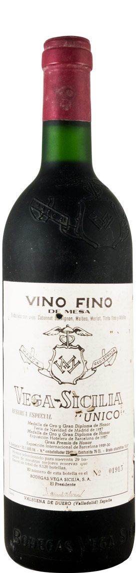 1986 Vega-Sicilia Unico Reserva Especial Ribera del Duero tinto