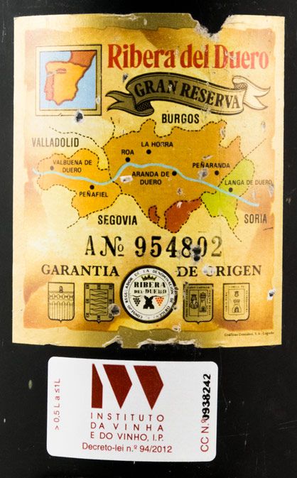 1991 Vega-Sicilia Unico Reserva Especial Ribera del Duero tinto