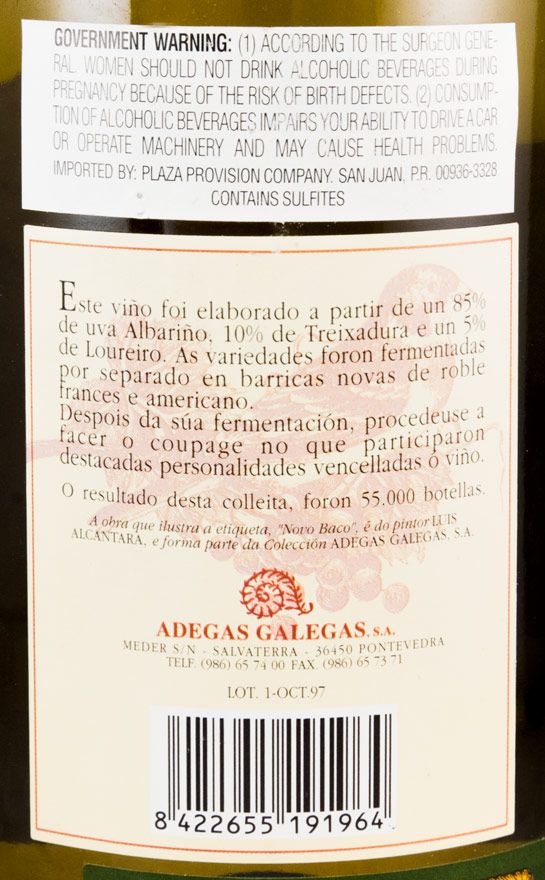 Veigadares Rías Baixas branco