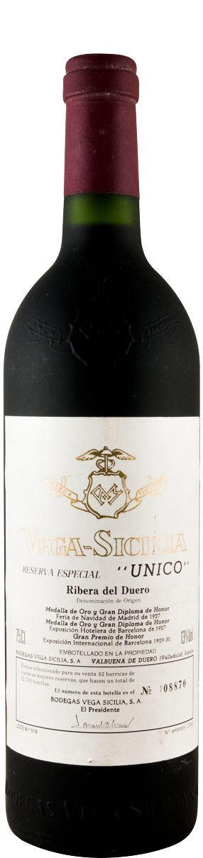 Vega-Sicilia Unico Reserva Especial Lote 18 Ribera del Duero red