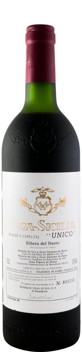 1996 Vega-Sicilia Unico Reserva Especial Ribera del Duero tinto
