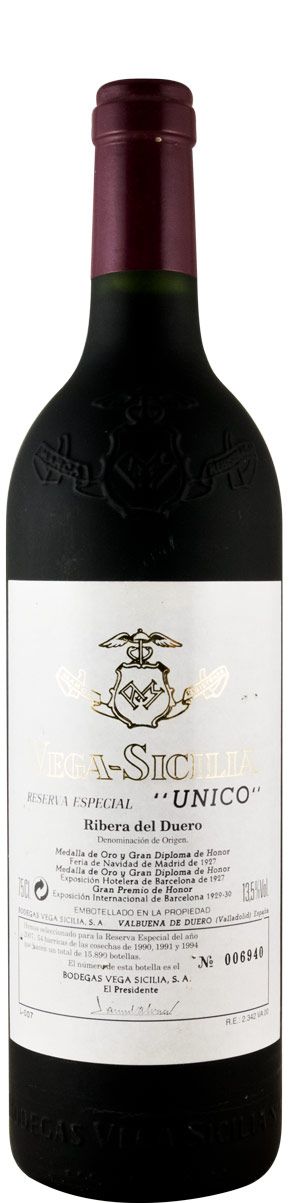 2007 Vega-Sicilia Unico Reserva Especial Ribera del Duero tinto